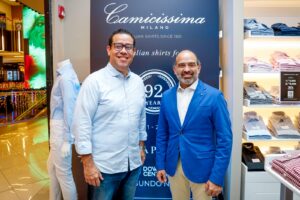 Eudy Collado y Edwin Pereyra gerentes de camicissima